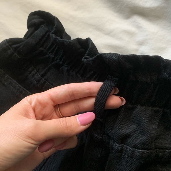 Princess Polly Open Road Denim Paper Bag Shorts - Picture 6 of 9